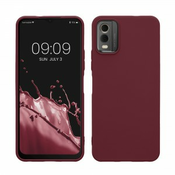 Ovitek za Nokia C32 - temno rdeča