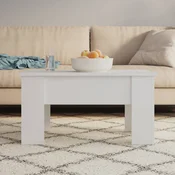Stolic za kavu bijeli 79 x 49 x 41 cm od konstruiranog drva