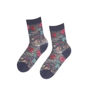 Sokisahtel Nogavice MIINA womens merino wool socks temno modra