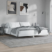 VIDAXL okvir za krevet (160x200cm, konstruirano drvo), bijeli