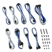 CableMod Classic ModMesh C-Series Cable Kit Corsair AXi, HXi & RM - weiß/blau CM-CSI-CKIT-NKWB-R