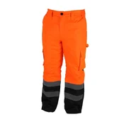 slomart Dedra Delovne hlače z odsevnimi trakovi S, oranžne