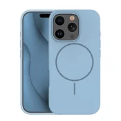 Mat Liquid silikonski ovitek z MagSafe za iPhone 17 Pro Max - svetlo moder