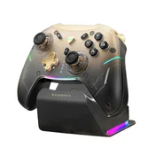 Brezžični igralni krmilnik G5Pro Premium Edition s polnilno postajo - črno-zlati