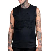 TOP moška - Black Skull - WORNSTAR - WSTM-BKSKL-SLV