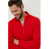 Športni pulover Jack Wolfskin Taunus moški, rdeča barva