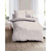 Kaeppel POSTELJNINA Organic 140/200 cm bombažni flanel naravne barve