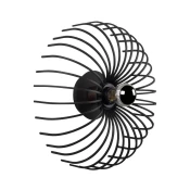 Opviq Aspendos N 645 Zidna lampa, Crna