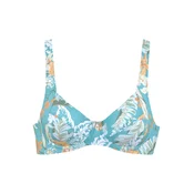 SUNSEEKER Bikini zgornji del kremna/modra/kaki/oranžna