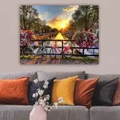 Wallity Dekorativna slika na platnu, 70x100cm, Šarena