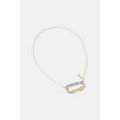 Ogrlica Aries Mini Carabiner Pearl Necklace