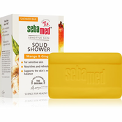 Sebamed Sensitive Skin Solid Shower syndet za prehrano in hidracijo dišave Mango & Ginger 100 g