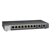 NETGEAR GS110MX Neupravljano 10G Ethernet (100/1000/10000) Crno
