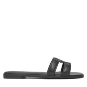 Natikači Tommy Hilfiger Th Logo Strap Mule FW0FW08671 Črna