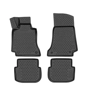 Rubber car mats Mercedes C-Class 2016-2021 (A250, cabriolet)