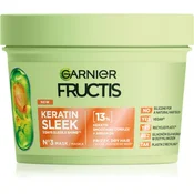 Garnier Fructis Keratin Sleek maska za lase s keratinom in arganovim oljem 370 ml