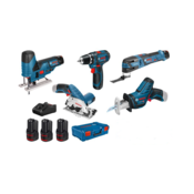 BOSCH 12V set alata GSR + GST + GOP + GKS + GSA + 3x GBA 3,0Ah + GAL + XL-BOXX - 0615A0017C - U DOLASKU