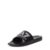 EA7 Emporio Armani Nizki natikači črna/bela