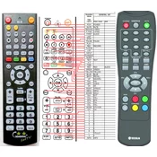 General TESLA DVB-T203 - compatible General-branded remote control