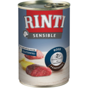 Rinti Pasja hrana Sensible, 400g - Konj + piščančja jetra + krompir