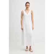 Lanena obleka Dkny