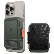 Spigen iPhone Lock Fit MagSafe Wallet, military green
