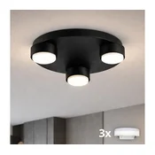 Brilagi - LED RGB plafonsko svetlo MONO sa prigušiva 3xGX53/14W/230V Wi-Fi Tuya, precnik 30 cm, crno