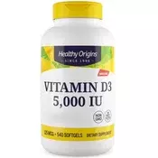Healthy Origins - Vitamin D3 Depot 5000 IU, 540 mehkih kapsul