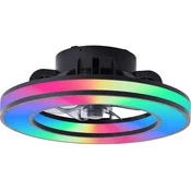 Brilliant - LED RGBW Zatemnitveni stropni ventilator MONDELLO LED/26W/230V + Daljinski upravljalnik