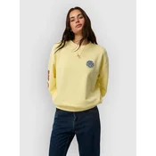 Rip Curl Sg Heritage Oversized Fleece Sweater soft yellow