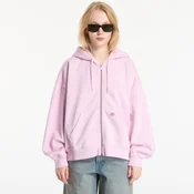 Mikina Dickies Sutcliffe Cropped Zipped Hoodie Pink XS