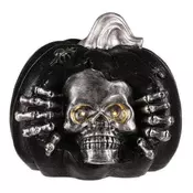 Autronic Buča Pumpkin with skull - Halloween, magnesium, LED lighting (KEO102)