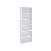 Songmics Knjigarna 3 Predelki 24x60x1785 cm Bela