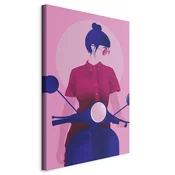 artgeist Slika Na Platnu Girl On A Scooter I