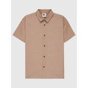 Quiksilver Drumfins Kids Shirt tobacco brown