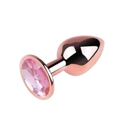 Diamond Rose Gold Butt Plug Small