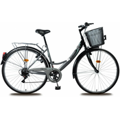 OLPRAN ženski bicikl Mercury Lux 28, srebrni