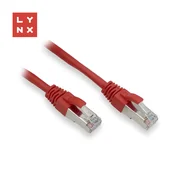 LYNX FTP povezovalni kabel Cat5e PVC, CCA, 3 m, rdeč