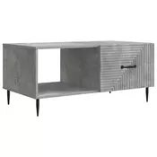 vidaXL Klubska miza Betonsko siva 90 x 50 x 40 cm Inženirski les