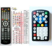 General TESLA SCART 1 - compatible General-branded remote control