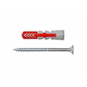 FISCHER Stožčasti vijaki z nepopolnim navojem 5x60 mm + 8x40 mm vložki DuoPower Fischer 50 kos