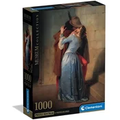 Muzejska zbirka: Hayez - Poljub HQC 1000-delna sestavljanka s posterjem - Clementoni
