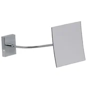 Casa Padrino luxury cosmetic mirror silver 15 x 24 x H. 15 cm - Adjustable cosmetic wall mirror - Bathroom vanity mirror - Bathroom accessories - Luxury quality - Made in Italy