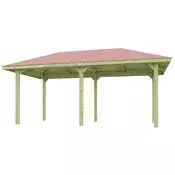 WEKA Leseni vrtni gazebo 651 (584 x 333 x 291 cm)