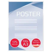 GBC Laminirna folija - A3, 2x 175 mikronov, prozorna, 100 kosov