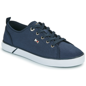 Tenisice Tommy Hilfiger VULC CANVAS SNEAKER za žene, boja: tamno plava, FW0FW08063