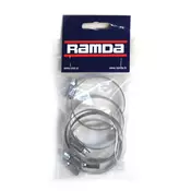 Ramda stezaljke za cijevi, inox, fi 40-60 mm, 5 komada (RA 620959/5)