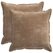 Vidaxl Prevleka za blazino 2 kos HOUTEN Rjava 60 x 60 cm