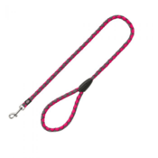 Trixie Povodec Cavo S-M 100 cm/12mm temno roza/siva