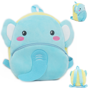 Generic Otroški nahrbtnik, mini nahrbtnik za punčke in fantke, malčke, udobna mehka torba za darilo (srednja, slonje modra), (21101564)